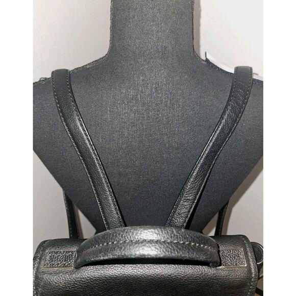 EUC Kate Spade Kingston Drive Simona Black Leather Backpack Bag 10x11x5 - Picture 2 of 14